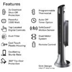 Honeywell HCE323V - Heater - tower - 1500 W - Image 2