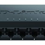 D-Link 5 Port Gigabit Ethernet Unmanaged Metal Desktop Switch, Plug and play (DGS-105GL)