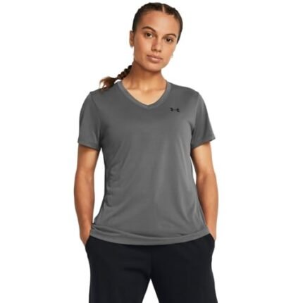 Under Armour womens Tech Short Sleeve V Neck T-Shirt