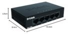 D-Link 5 Port Gigabit Ethernet Unmanaged Metal Desktop Switch, Plug and play (DGS-105GL) - Image 5