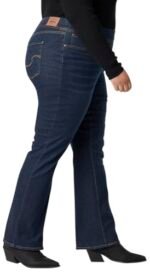 Levi Strauss Signature Gold Women's Totally Shaping Pull-on Bootcut Jeans High-Rise Stretch Denim - Image 5