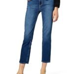 PAIGE Women's Cindy Transcend Vintage High Rise Cropped Straight Leg Jean