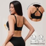 CLOSEMATE Seamless Underwire Bra V Neck Push Up Bra Women Breathable Soft Comfortable for Tank Top Tshirt - Image 5