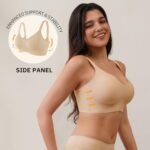 CLOSEMATE Comfortable Seamless Bras Wireless A-C Cup Womens Soft No Underwire Tshirt Bras Bralettes V Neck Full Coverage - Image 4
