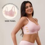 CLOSEMATE Bras for Women V Neck Comfort T-Shirt Bralette for Women Wireless No Underwire with Extra Bra Extender 32 34 36 38 40 42 - Image 3