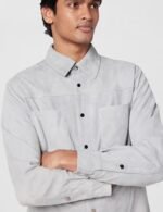 [BLANKNYC] mens Luxury Clothing Suede Shirt Jacket, Comfortable & Stylish Shacket - Image 4