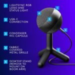 Logitech G Yeti Orb Condenser RGB Gaming Microphone with LIGHTSYNC - Image 5