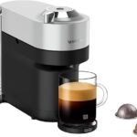 Nespresso Vertuo Pop + Deluxe Single Serve Coffee and Espresso Machine by De'Longh