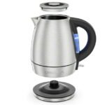 Chefman 1.2L Stainless-Steel Electric Kettle with Removable Lid - Image 2