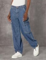 Levi's Womens 94 Baggy Cargo Pants - Image 3