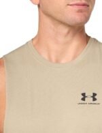 Under Armour Men's Sportstyle Left Chest Cut-Off T-Shirt - Image 3