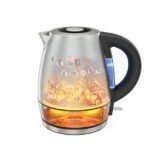 Chefman 1.2L Stainless-Steel Electric Kettle with Removable Lid - Image 4